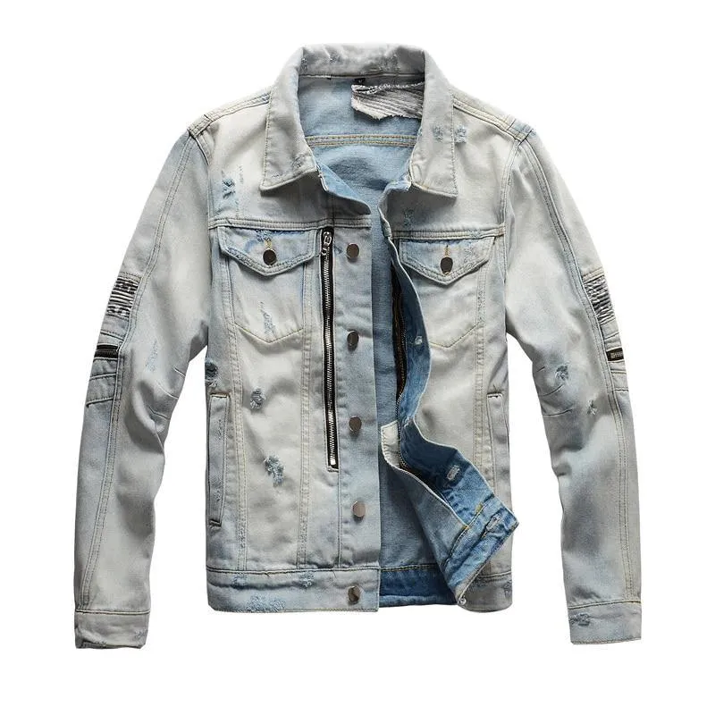 Fashion Streetwear Men's Zipper Jacket