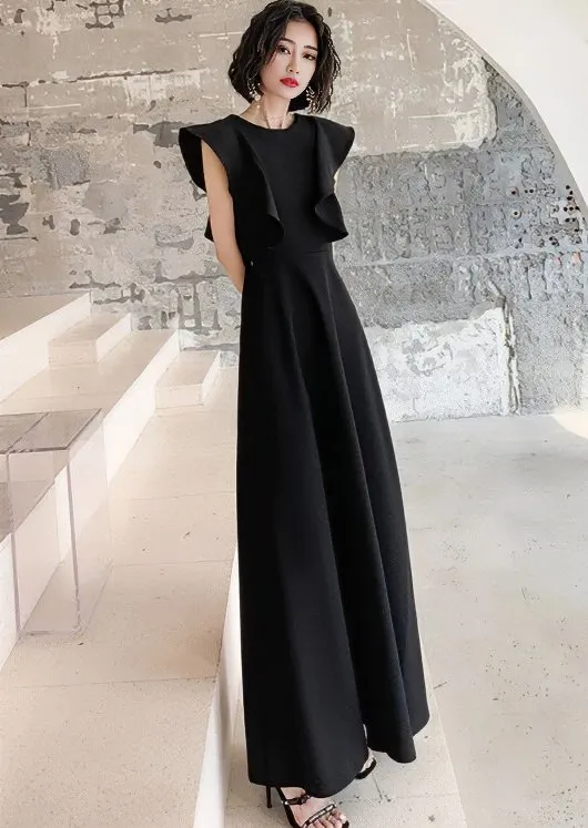 RUFFLE WAIST SHAPING DRESS