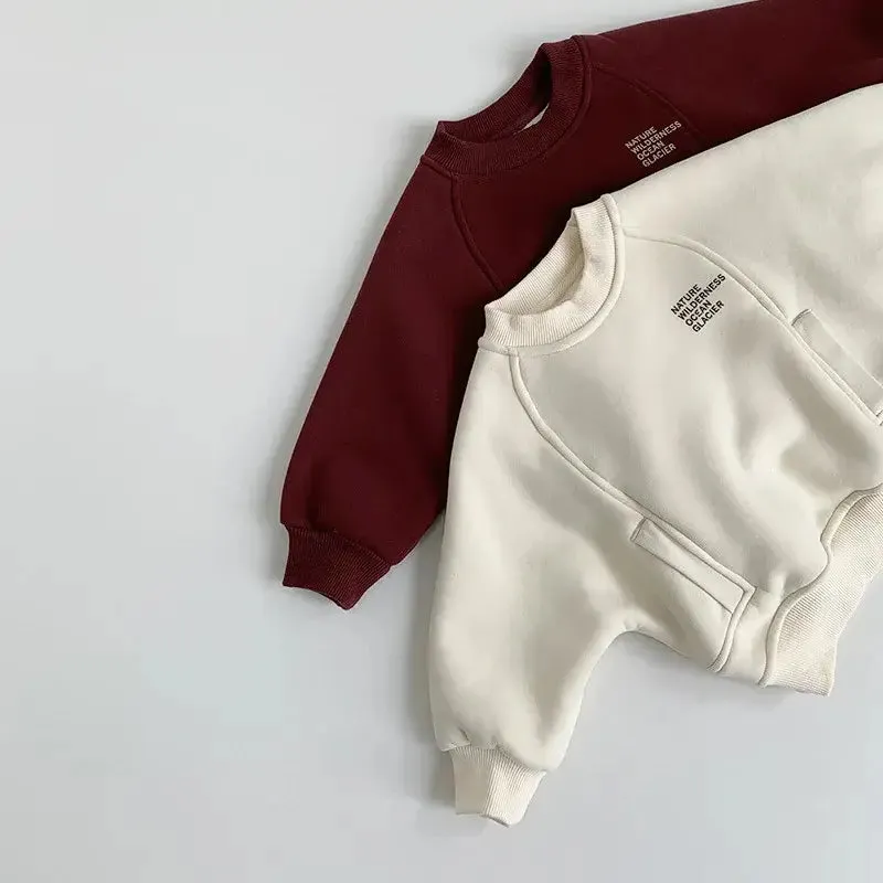 Thick Warm Unisex Fleece Sweatshirt